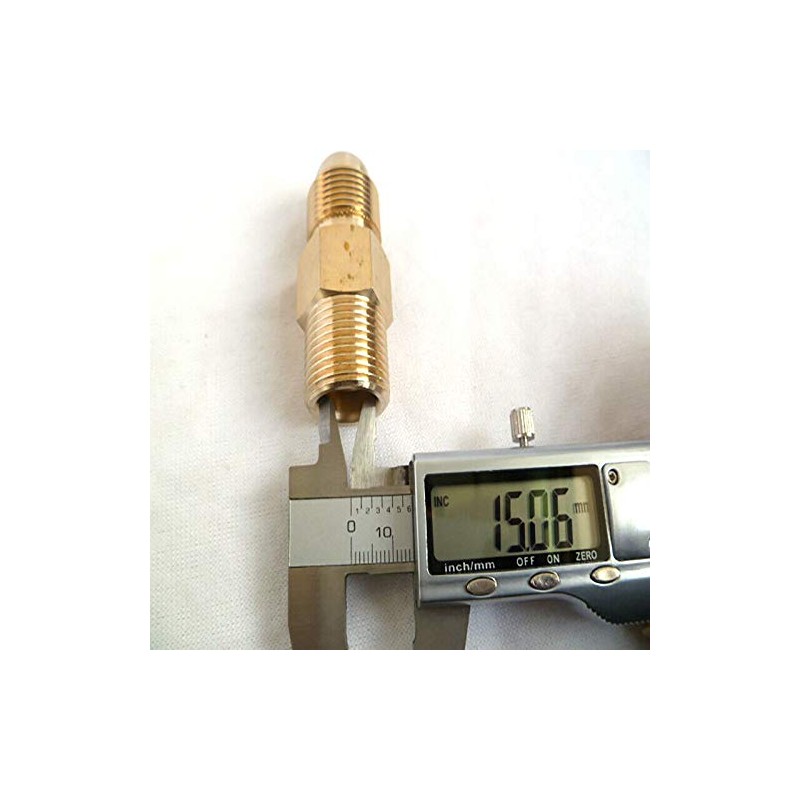 SUPERTOOL CO2 Adapter 2PCS Cylinder Adaptor RH Thread Argon Adaptor