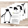Penguins jumping flying funny Vinyl Wall Sticker Decor Decal Mural