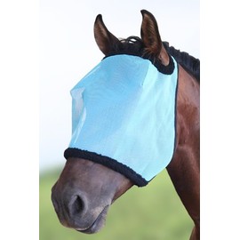 KZWT Horse Fly Mask, with UV Protection Horse Fly Mask, Full Face Fine Mesh Coverage Provide Better Vision and Airflow for Horse