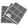 Imamura Imabari Towel, Half Handkerchief, Set of 2, Gray, Approx.
