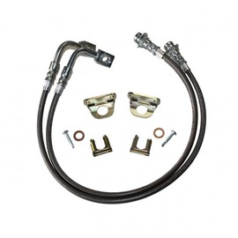 Iron Rock Off Road JK 0-4" SS Brake Line Set FRONT