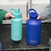 SHO Stainless Steel Guzzler Water Bottle with Straw Lid -