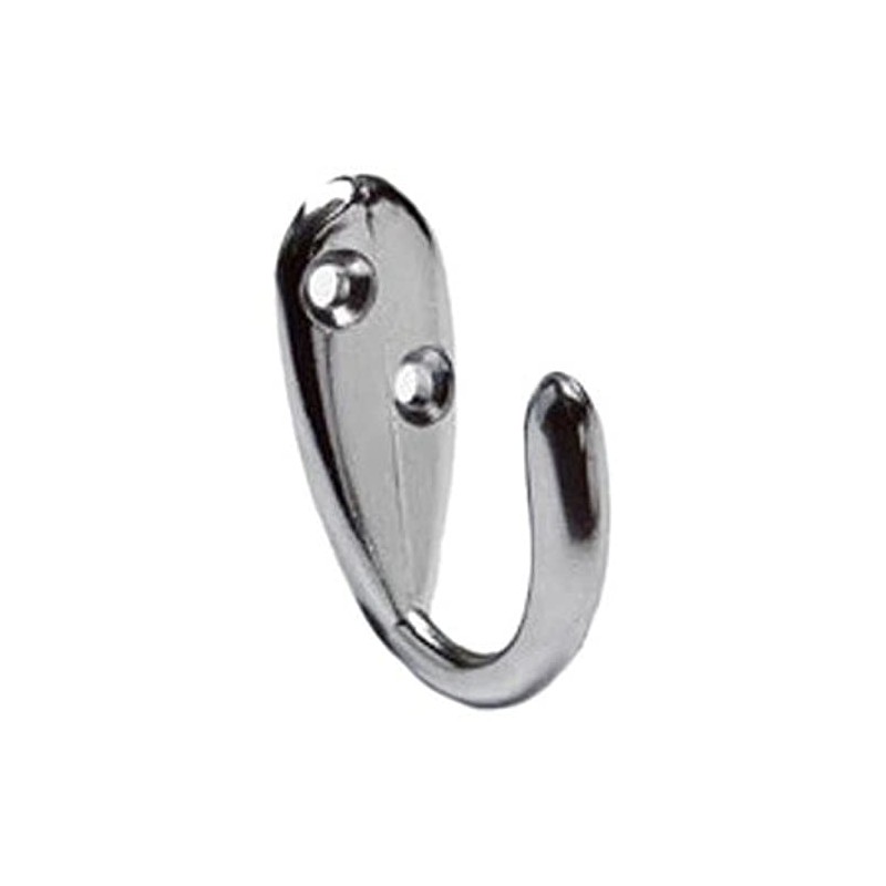 Merriway® BH00524 (5 Pcs) Chrome Plated Single Robe Hook -