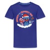 Poppy Playtime - Always Naughty T-Shirt (Kids, Royal Blue, 8-10)