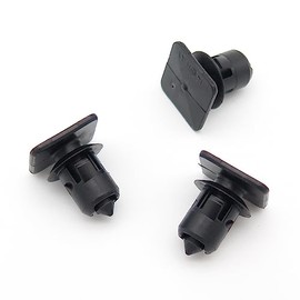 VVO Fasteners Plastic Roof Lining, Headlining Sunvisor and Overhead Console Clip, Black (Pack of 10)