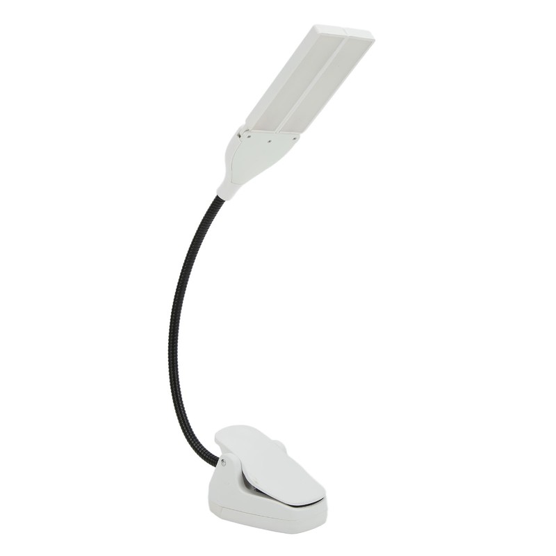 Music Stand Light LED Rechargeable Bendable Professional Design White Lamp