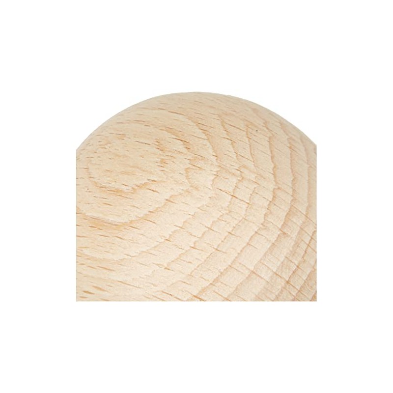 Rayher Set of 2 Wooden Balls for Crafts and Model