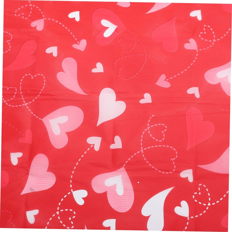 Alipis Heart Tablecloth 2pcs Valentines Day Tablecloth or Heart-Shaped Proposal