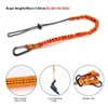 Pvcqjkd Tool Lanyard,3 Pcs Lanyard with Carabiner,Shock Absorbing Lanyard Adjustable