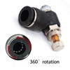 Beduan Pneumatic Push to Connect Air Flow Control Valve, 8mm