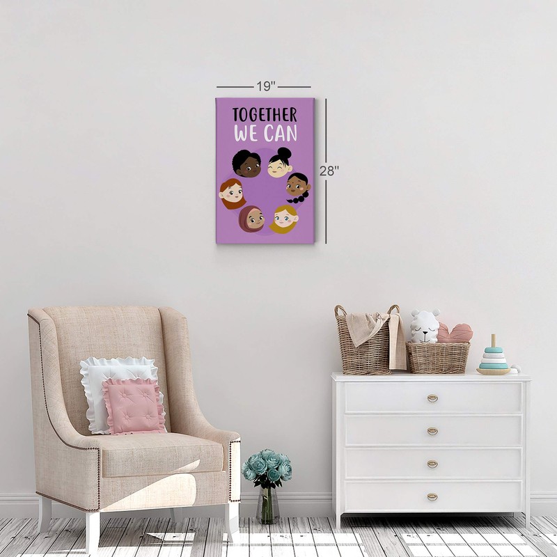 Smile Art Design Together We Can Quote Diversity Kids African