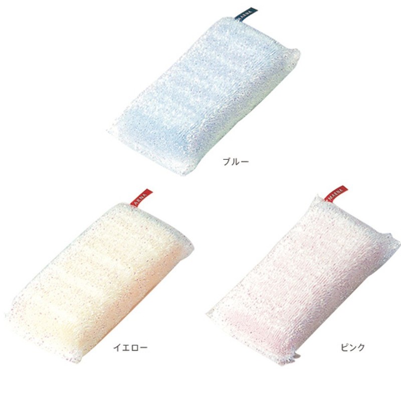 Marna W032P Glitter Sponge for Bathtubs (Pink), Bath Sponge (For