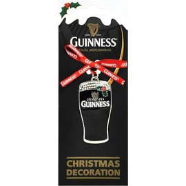 Guinness Metal Christmas Decoration - Pint