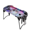 Decorative Tray Metal Tray Set Includes Foldable Stand and Accessories,