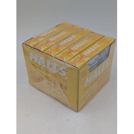 Halls Honey Lemon Cough Drops with Menthol, Pack Of 180 Drops 20 Sticks/9 Each