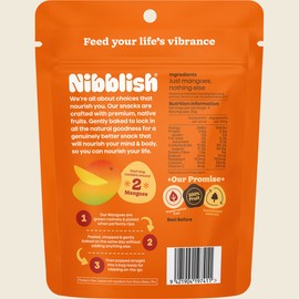 Nibblish Gently Baked Mango 80g