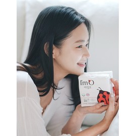 I'm O Organic Sanitary Napkin Medium Size 10 Packs / 아임오 유기농 생리대 중형 10팩