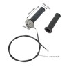 2PCs Twist Throttle Cable Handle Accelerator Handle Grips Replacement for