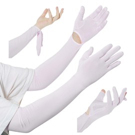 [CAPASTEC] アームカバー uvカット 冷感 アームスリーブ 手袋付き 日焼け防止 紫外線対策 スポーツ ランニング 運転用 自転車 男女兼用 ひんやり 紫