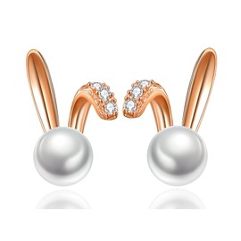 Cute Easter Bunny Earrings for Women Acrylic Easter Basket Eggs Bunny Rabbit Earrings Earrings Jewelry Gift (GG)