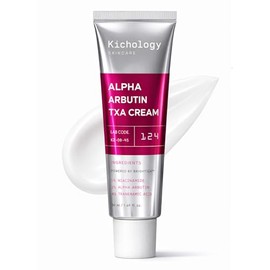 BRIGHT124 Alpha Arbutin TXA Crema con niacinamida, vitamina C y ácido hialurónico para un tono uniforme de la piel, imperfecciones, cuidado de la piel