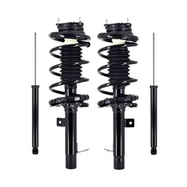 PM Auto Set 4 Front Quick Complete Strut-Coil Spring-Rear Shock For 2000-2005 Ford Focus