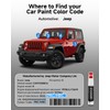 EVOOOR PRC/MRC Firecracker Red Touch Up Paint Compatible with JeepExact