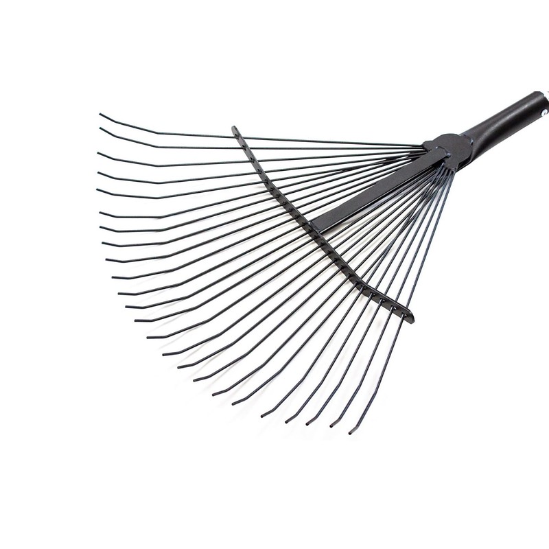 Bully Tools Heavy Duty Metal Leaf Rake - 24 High