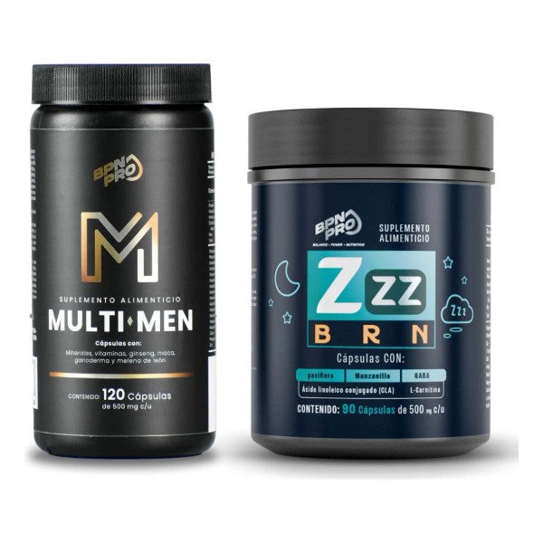 BPN PRO Multivitamínico para Hombre y Quemador de Grasa Nocturno