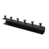Wall Mounted Hook Space Aluminum Wall Clothes Pegs with 6