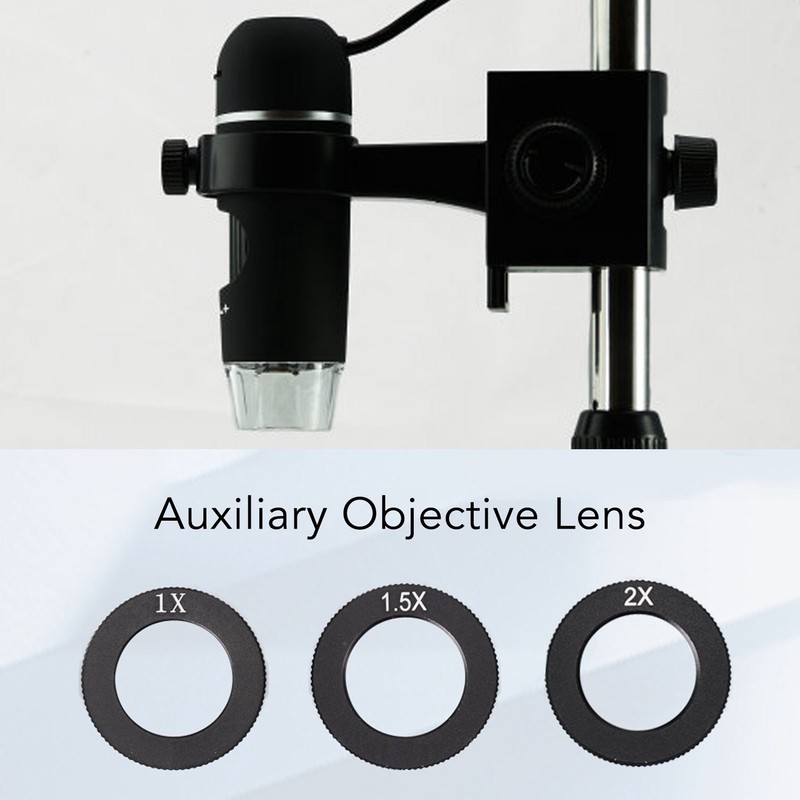Auxiliary Objective Lens Parallel Light C Mount Microscope Monocular Lens