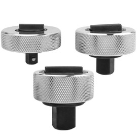 Treki Finger Ratchet Driver Set, 3pcs Reversible Palm Ratchet Wrench Finger Socket Driver 45 Tooth Reversible Thumb Wheel Ratchet Wrench (1/2" 1/4" 3/8")