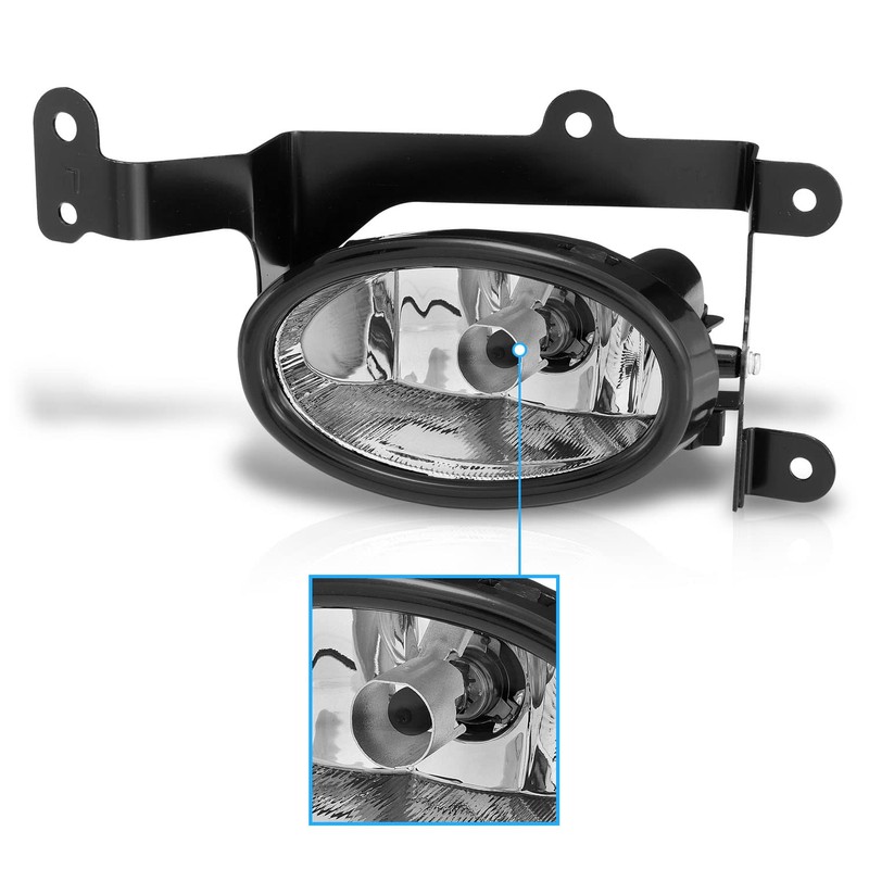 AmeriLite for 2006-2008 Honda Civic 2Dr Coupe Clear Replacement Bumper