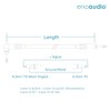 enoaudio Mogami 3368 Professional Guitar Bass Cable Instrument | Neutrik