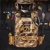 YAKEDA Tactical Vest for Men 1000D Nylon Quick Release Laser-Cutting