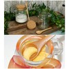 1Pcs 250ml/8.5oz Empty Clear Glass Jam Jar with Cork and