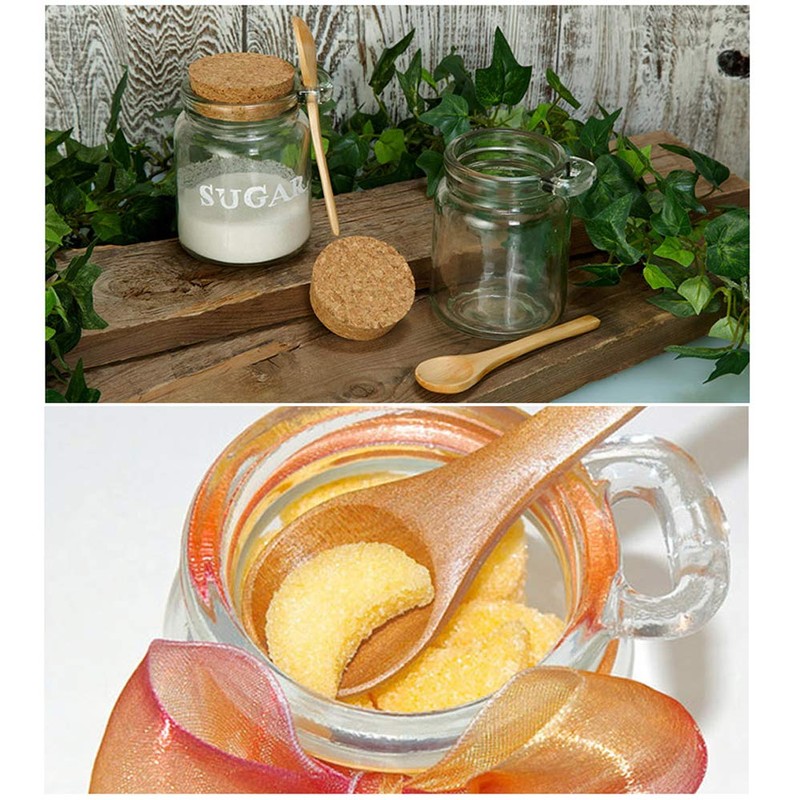 1Pcs 250ml/8.5oz Empty Clear Glass Jam Jar with Cork and