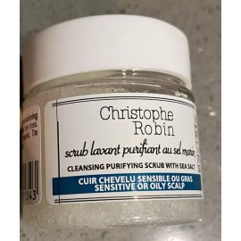 Christophe Robin Cleansing Purifying Scrub With Sea Salt 1.35 oz/40 ml - NEW!