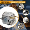 MOTOALL Carburetor Intake Kit Carb HD-12 HD-6 362 365 371