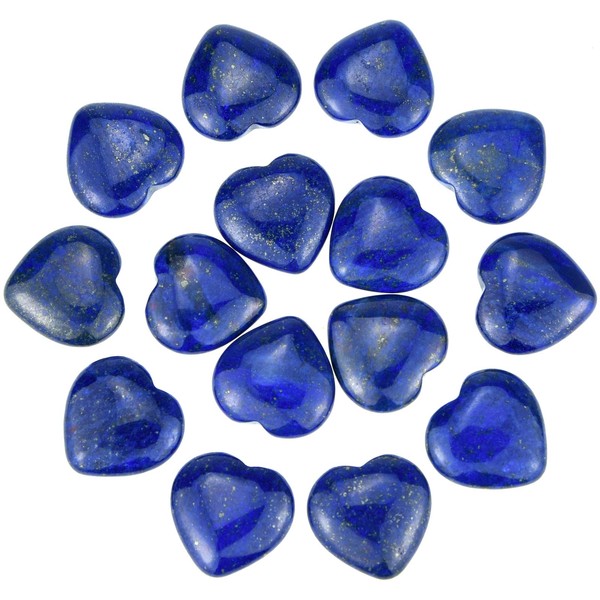 Marrywindix Marrywindix 15 Packs 0.8 Inch Healing Crystal Natural Lapis