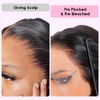 Pizazz 13x6 Straight Lace Front Wigs Human Hair Pre Plucked