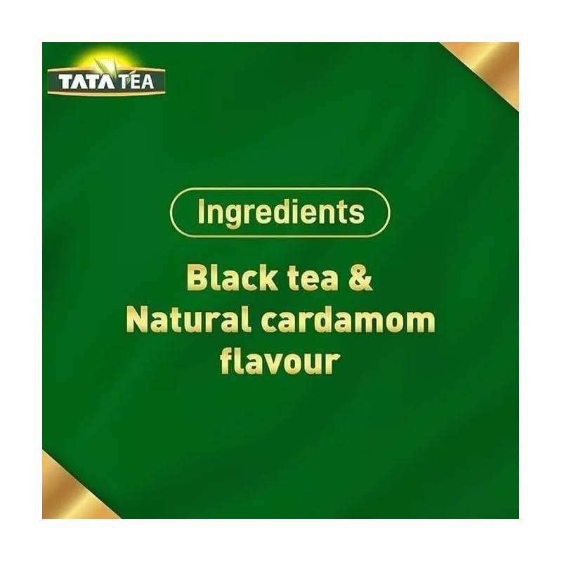 TATA TEA Elaichi Chai (CARDAMOM TEA) 100g (50 TEA BAGS)