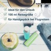 Kunz Packaging Travel Bottles for Filling - Empty 100 ml