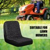 TOADDMOS Comfort Riding Lawn Mower Seat Cover Black Leopard Print