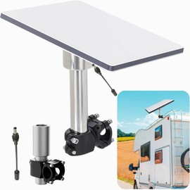 Starlink Mini Pole Mount - RV Roof Rack, Ladder & Pole Clamp Mount on 0.9-1.1" Horizontal Pipes, Includes 6" Quick-Release Cable - Only Compatible with Our Smaller Hole Adapter 1.6"