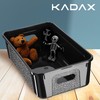 KADAX Rectangular Storage Box with Lid, Storage Container, Stacking Container,