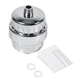 in line Bathroom Shower Filter Bathing Water Purifier Treatment Silt Impurity Rust Removal