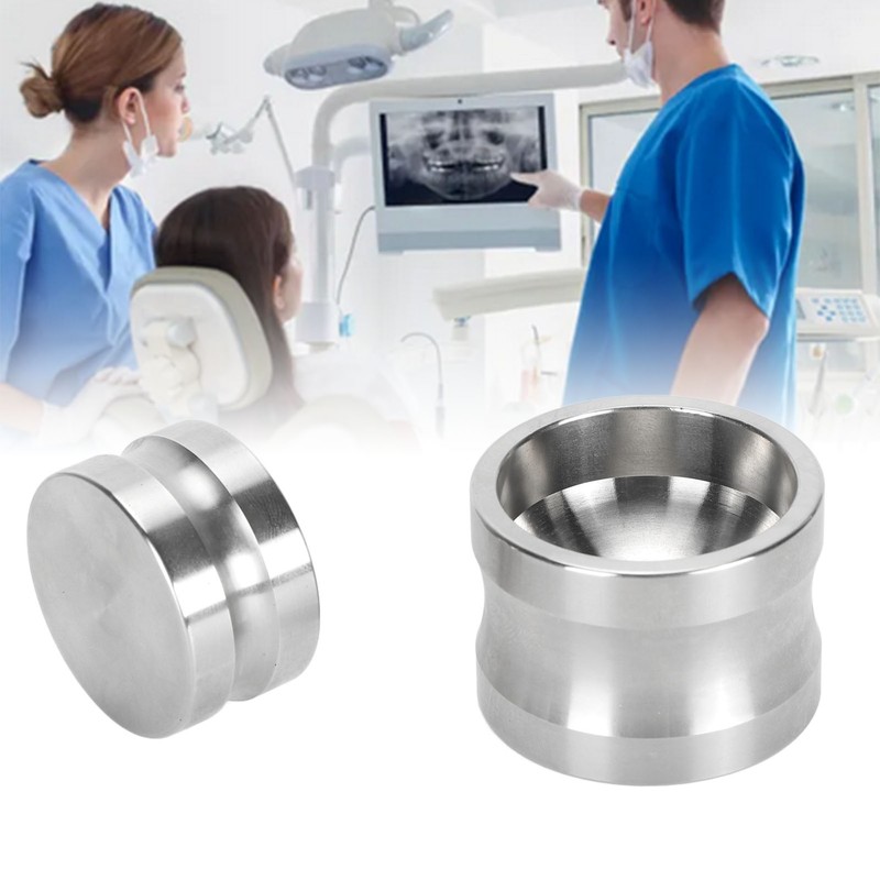 2PCS Bone Meal Cup Stainless Steel Mixing Bowl High Temperature