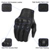 Updated Men’s Motorcycle Gloves Goatskin Leather Anti-Slip Street Bike Gloves