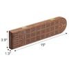 Juegoal Wood Cribbage Board Game Set 3 Tracks with Metal